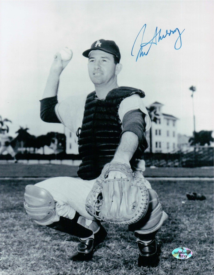 Norm Sherry Signed 8X10 Photo Autograph Los Angeles Dodgers Thin Auto COA