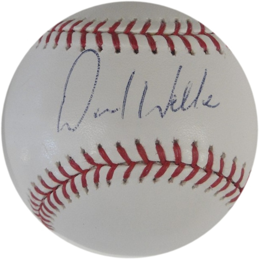 David Wells Hand Signed Autographed Major League Baseball New York Yankees GA