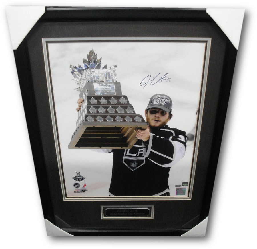 Jonathan Quick Signed Autographed 16x20 Photo Custom Framed LA Kings Conn Smythe