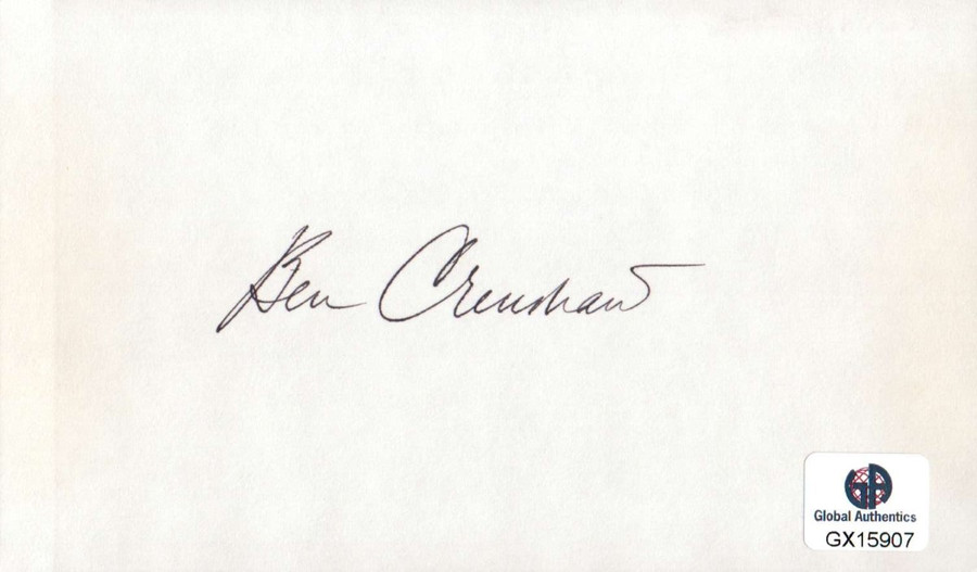 Ben Crenshaw Signed Autographed Index Card PGA Golf Legend Masters GX15907