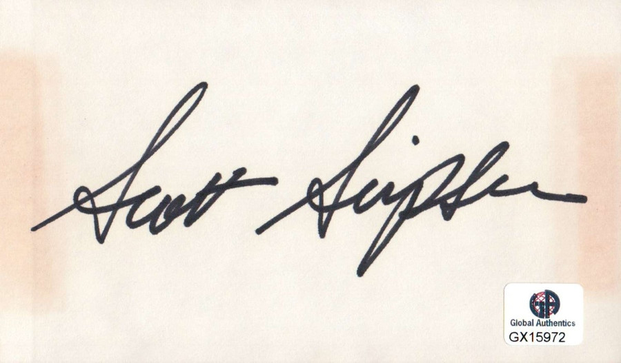 Scott Simpson Signed Autographed Index Card PGA Golf Legend Masters GX15972