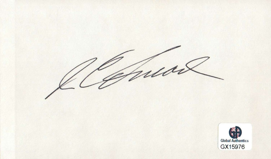 J.C. Snead Signed Autographed Index Card PGA Golf Legend Masters GX15976