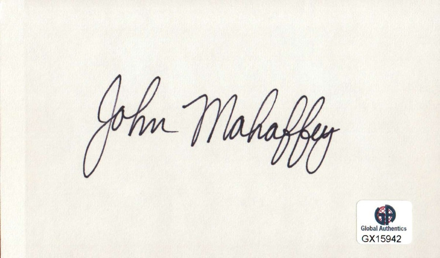 John Mahaffey Signed Autographed Index Card PGA Golf Legend Masters GX15942