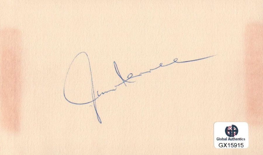 Jim Ferree Signed Autographed Index Card PGA Golf Legend Masters GX15915