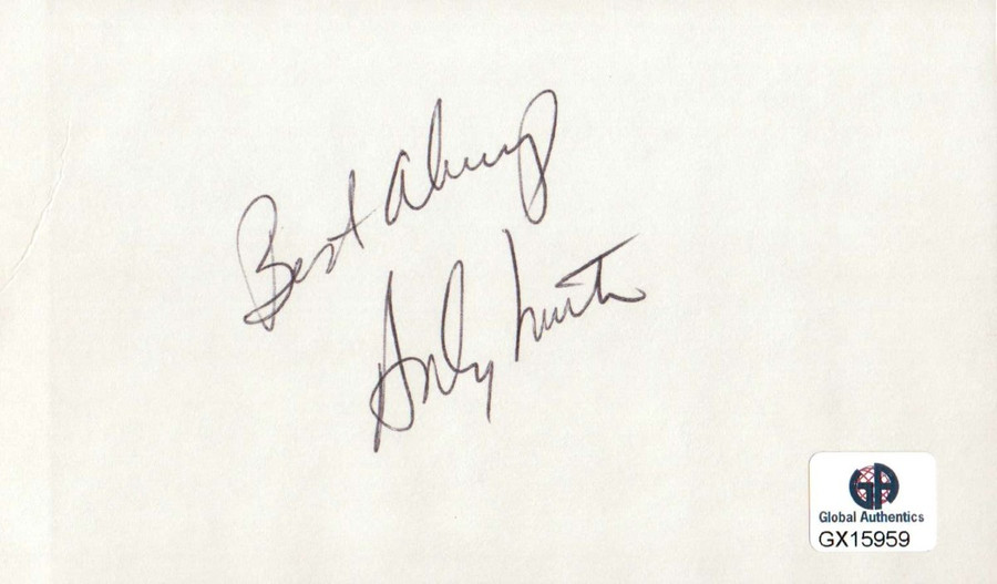 Andy North Signed Autographed Index Card PGA Golf Legend Masters GX15959