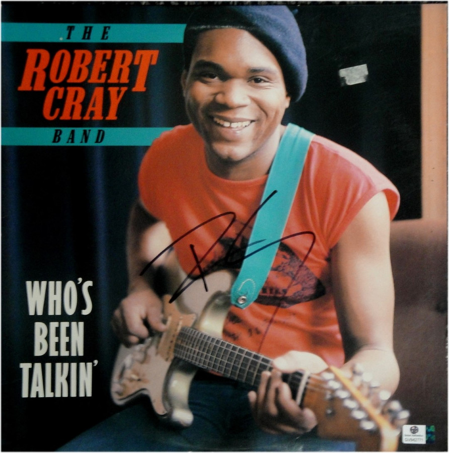 Robert Cray Hand Signed Autographed Record Cover Who's Been Talkin' JSA U07924