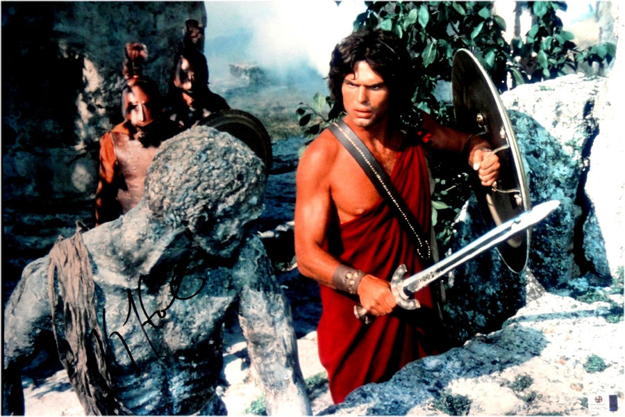 Harry Hamlin Hand Signed Autographed 13x19 Photo Clash Of Titans GA 842789