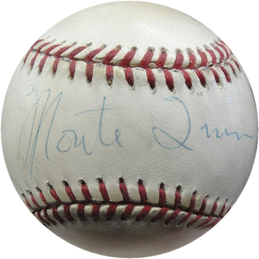 Monte Irvin Hand Signed Official Major League Baseball W/ COA