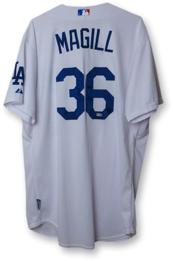 Matt Magill Team Issue Jersey Los Angeles Dodgers Home White 2014 #36 HZ515110