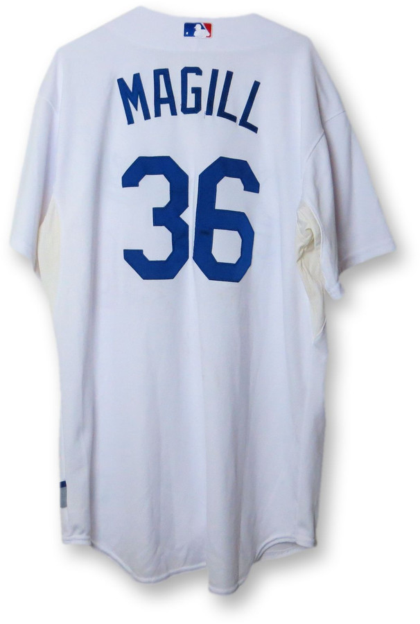 Matt Magill Team Issue Jersey Dodgers Home White 2013 #36 MLB HZ844106