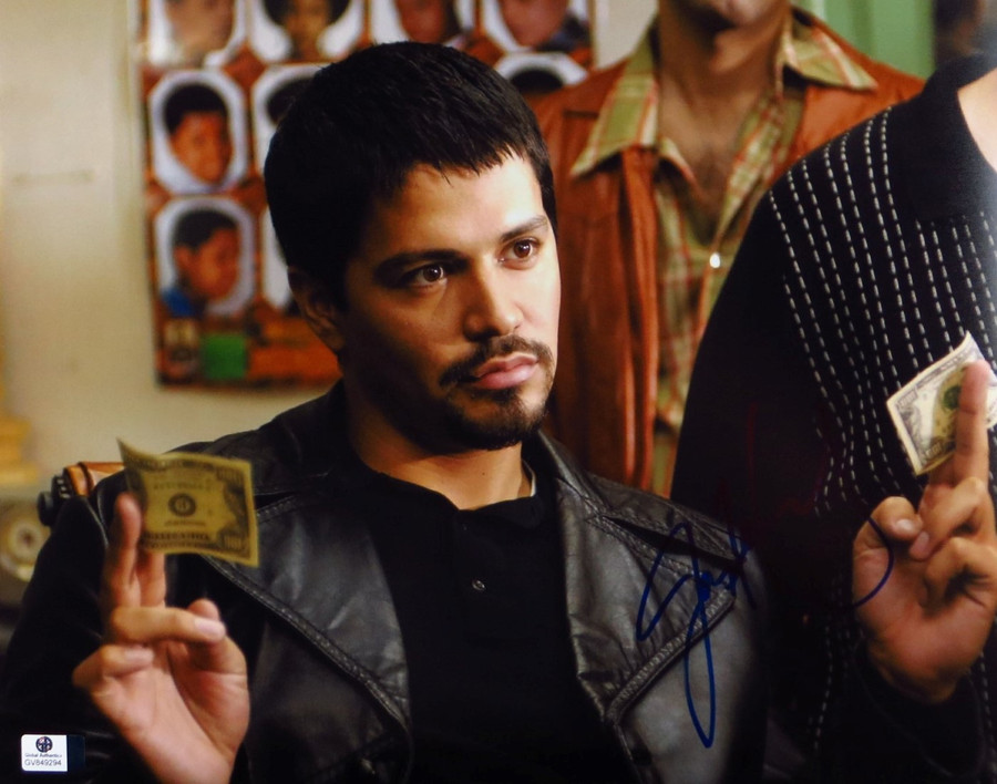 Jay Hernandez Signed Autographed 11X14 Photo Holding $100 Bill GV849294