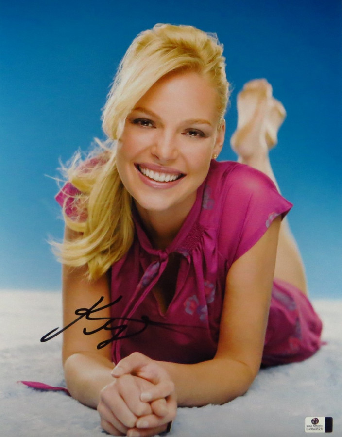 Katherine Heigl Signed Autographed 11X14 Photo Cute Sexy Smiling GV849528