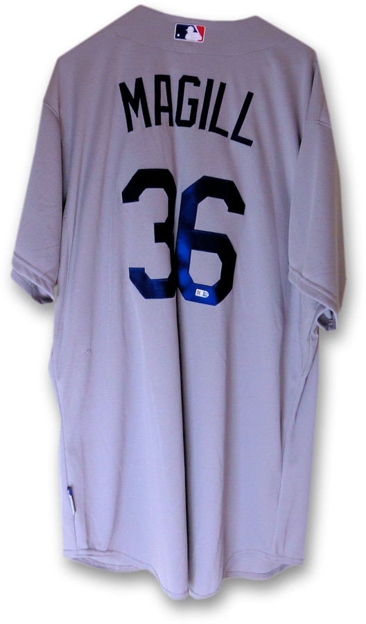 Matt Magill Team Issue Jersey Los Angeles Dodgers Road Gray 2014 #36 HZ515142
