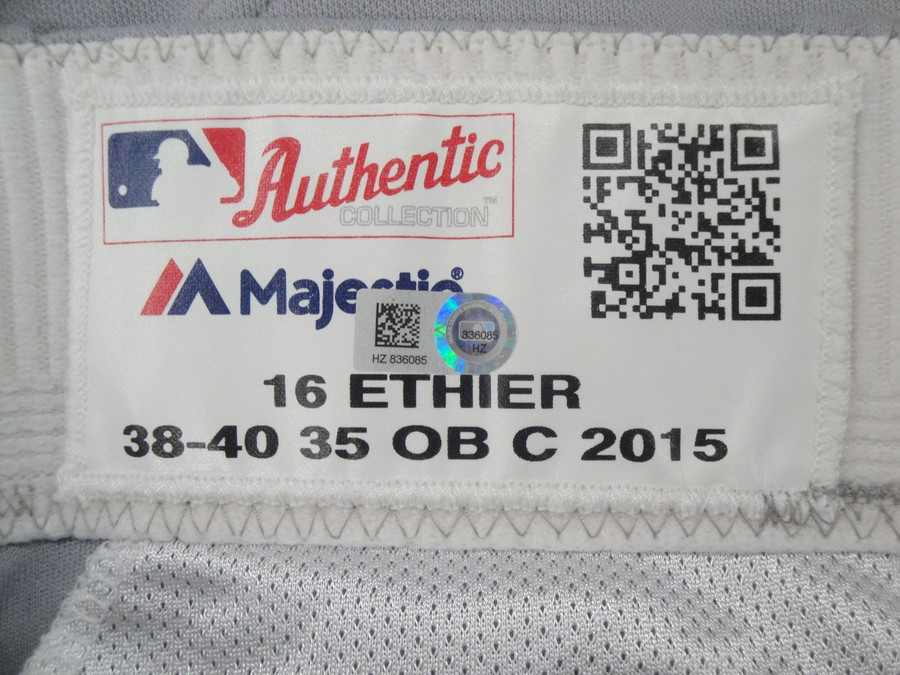 Andre Ethier Major League Baseball Dodgers Team Issue Road Baseball Pants 836085