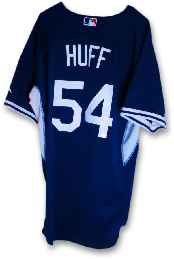 David Huff Dodgers Team Issue Batting Practice Jersey #54 MLB HZ533475