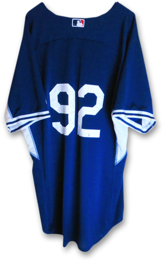 Tyler Ogle Team Issue Batting Practice Jersey #92 MLB Blank Dodgers HZ533487