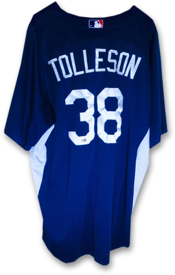 Shawn Tolleson Dodgers Team Issue Batting Practice Jersey #38 MLB EK052769