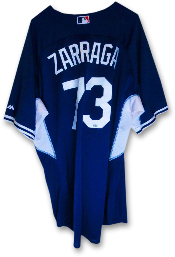 Shawn Zarraga Dodgers Team Issue Batting Practice Jersey #73 MLB HZ533460