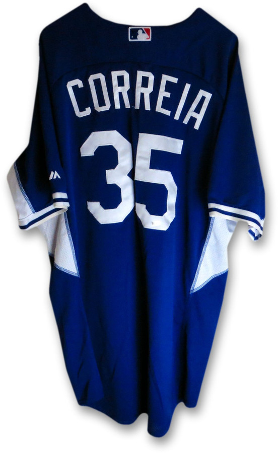 Kevin Correia Team Issue 2014 Dodgers Batting Practice Jersey #35 MLB HZ350393