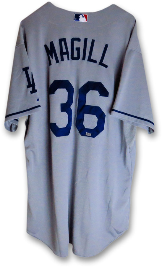 Matt Magill Team Issued Jersey Dodgers 2013 Road Gray #36 MLB Holo