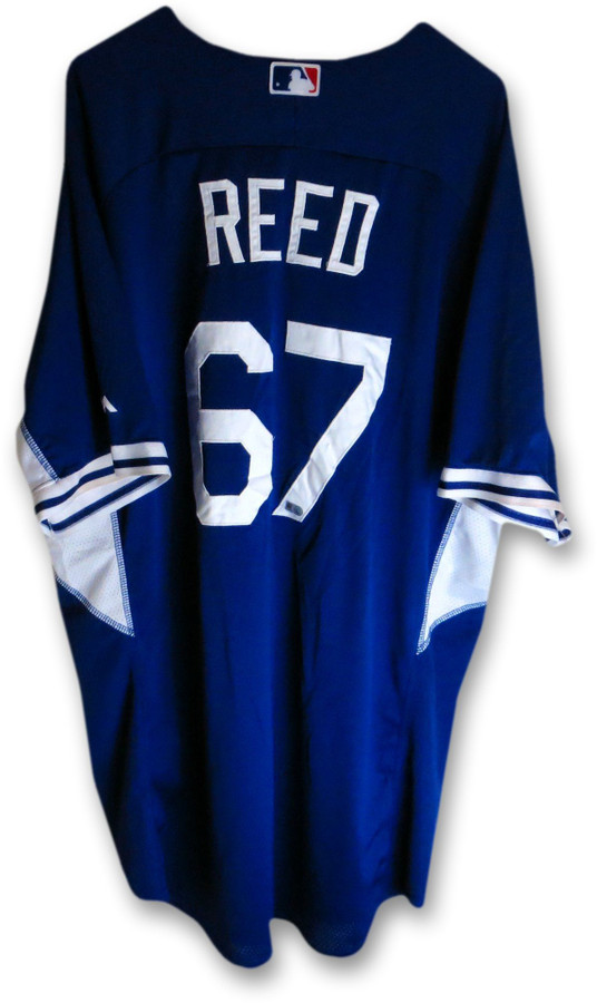 Chris Reed Team Issue 2014 Dodgers Batting Practice Jersey #67 MLB HZ515259