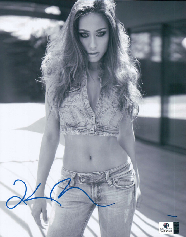 Korrina Rico Signed Autographed 8X10 Photo Gorgeous B/W Sexy Jeans GV852503