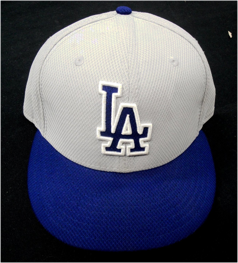 #46 2014 Los Angeles Dodgers Game Used / Team issued Baseball Cap Hat Size 7 1/2