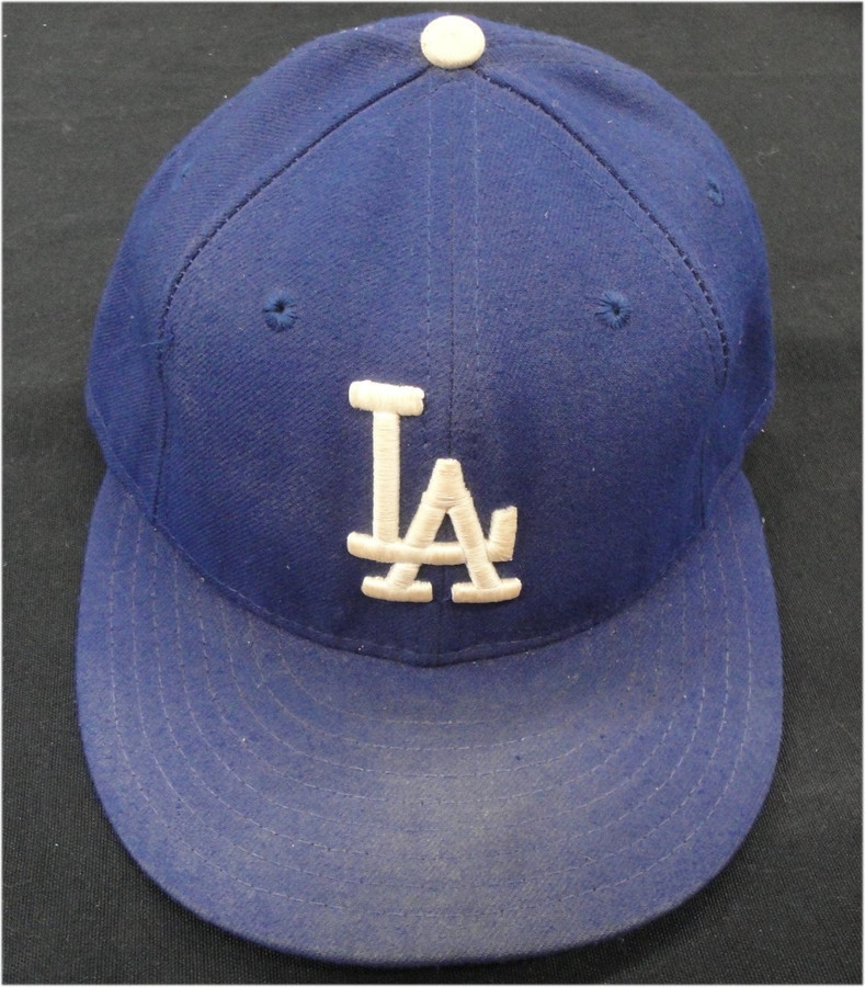 #85 Los Angeles Dodgers Team Issued Baseball Cap Hat  HZ 515683 Shows Use