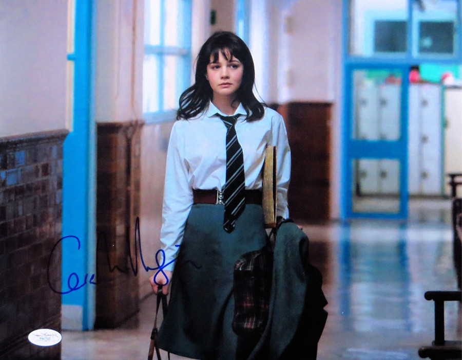 Carey Mulligan Signed Autographed 11X14 Photo An Education Schoolgirl JSA F60725