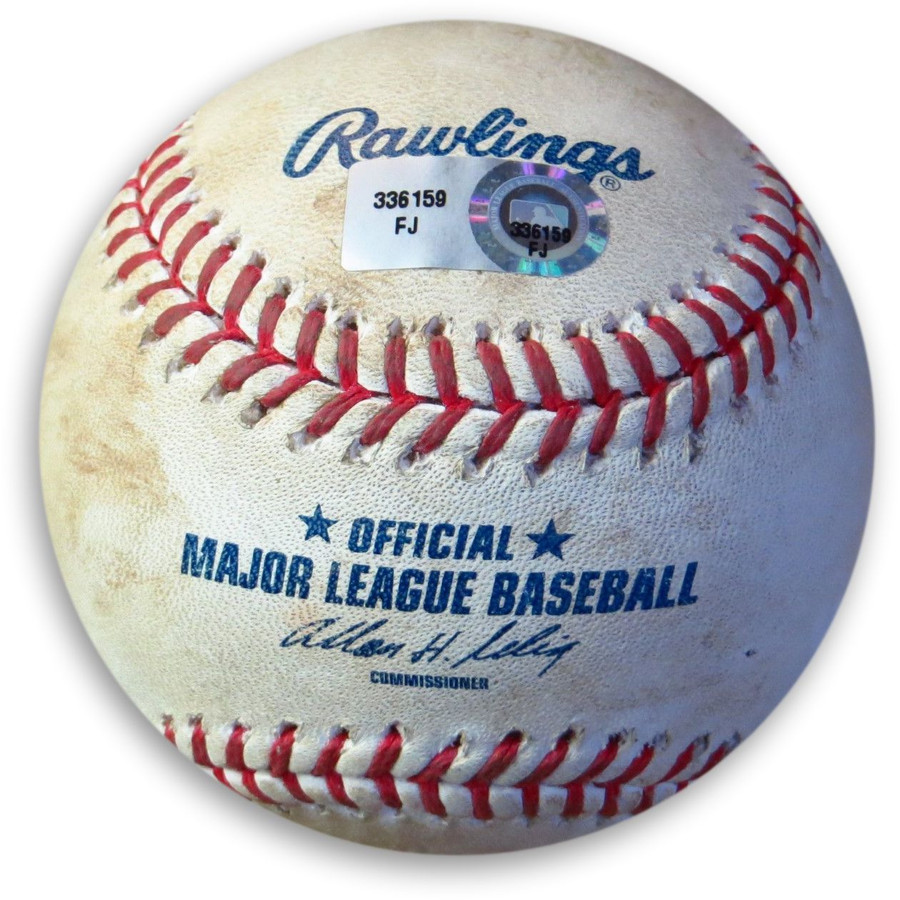 Andre Ethier Game Used Baseball 5/28/11 Dodgers Hit Double off Sanches FJ336159