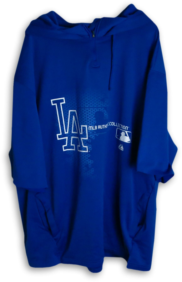 Ronald Belisario 2013 Player Worn Dodgers Hoodie Fleece Team Issue EK645423