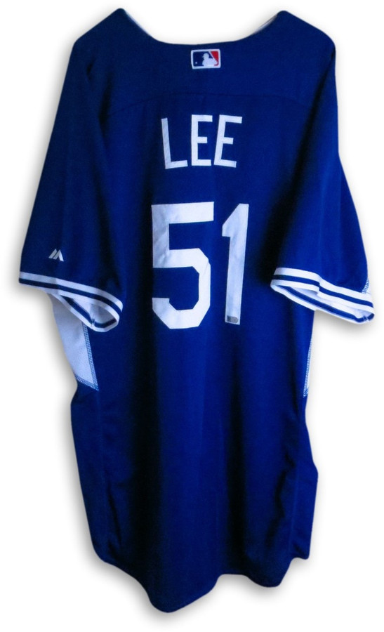 Zach Lee Team Issue Batting Practice Jersey Dodgers 2015 #51 MLB COA
