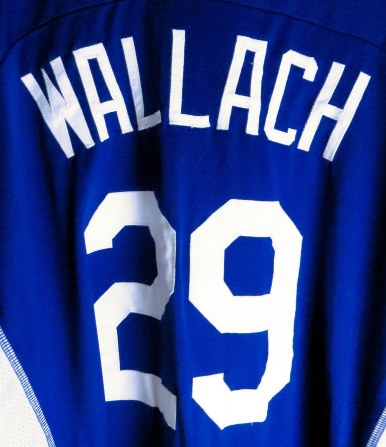 Tim Wallach Team Issue Batting Practice Jersey 2014 Dodgers #29 Size 50