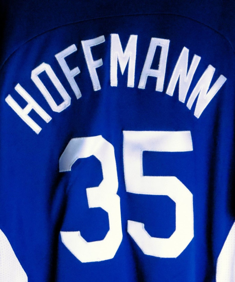 Jamie Hoffmann Team Issue Batting Practice Jersey Dodgers #35 Size 48