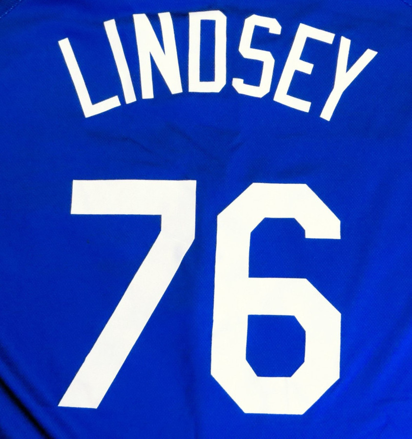 John Lindsey Team Issue Batting Practice Jersey 2010 Dodgers #76 Size 50