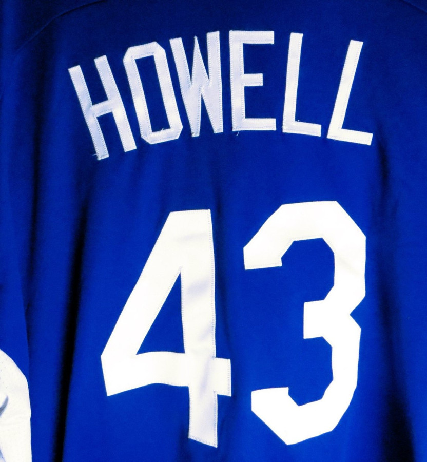 Ken Howell Team Issue Batting Practice Jersey Dodgers #43 Size 50