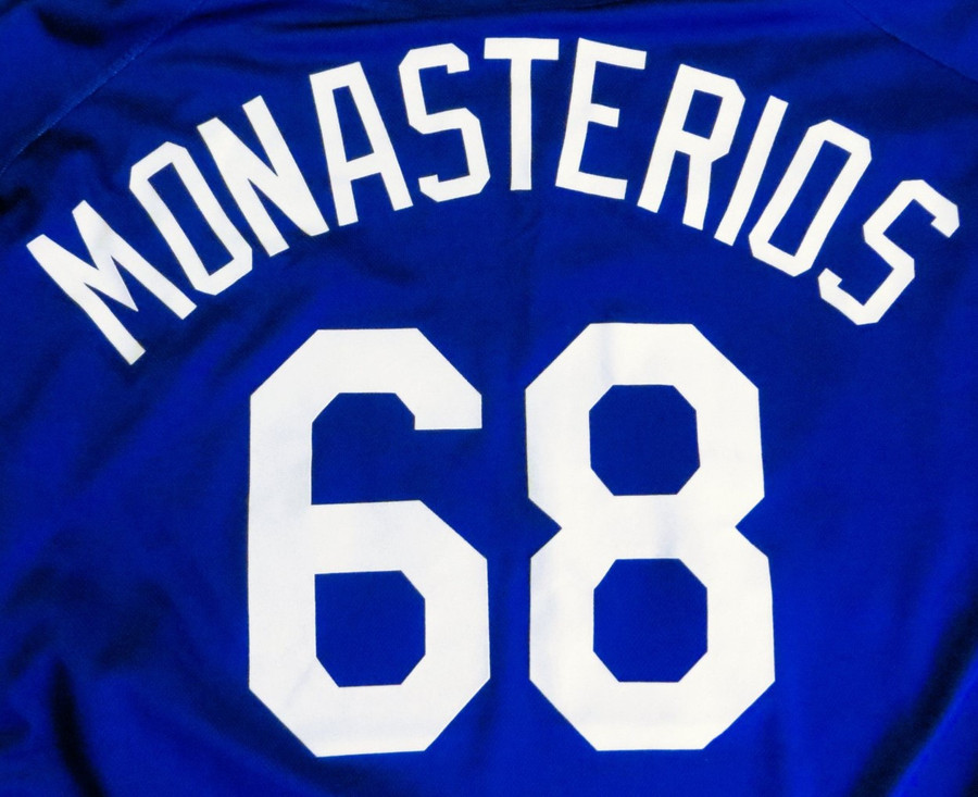 Carlos Monasterios Team Issue Batting Practice Jersey 2009 Dodgers #68 Size 48