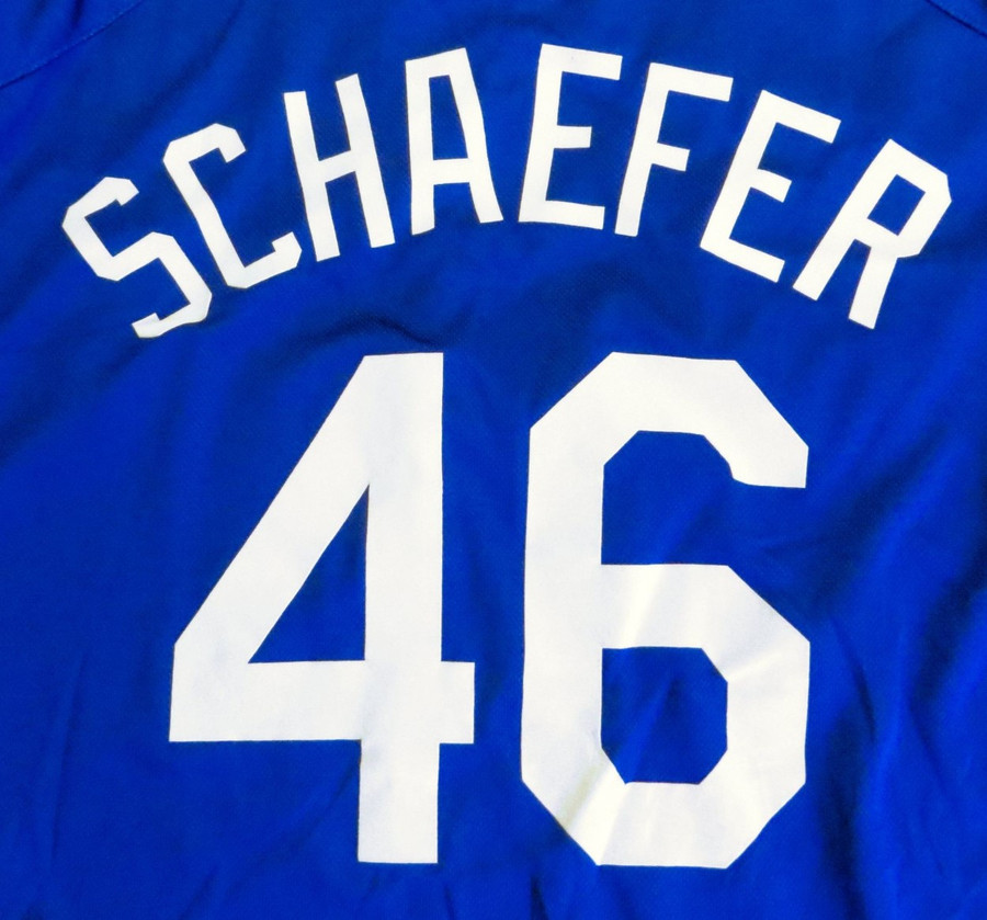 Bob Schaefer Team Issue Batting Practice Jersey 2010 Dodgers #46 Size 48