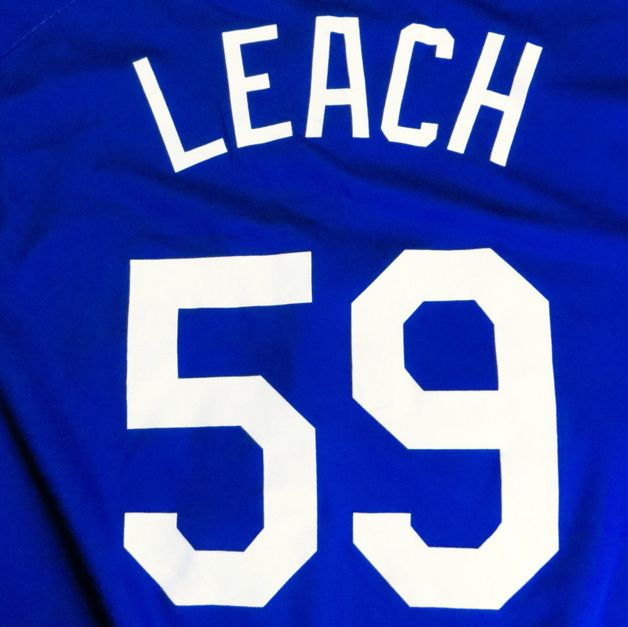Brent Leach Team Issue Batting Practice Jersey 2009 Dodgers #59 Size 50