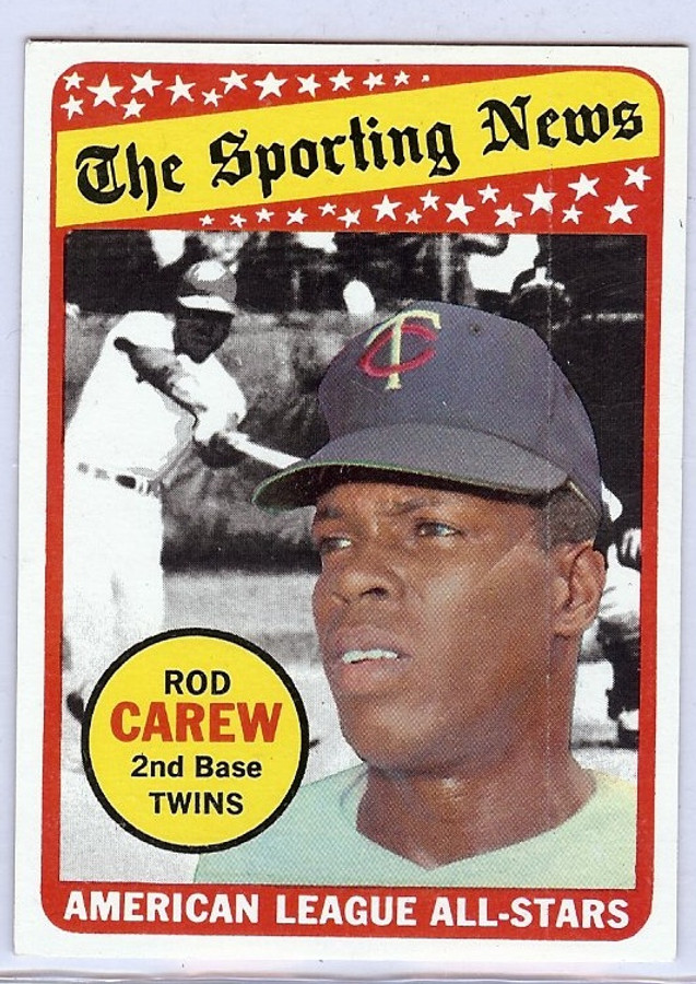 Rod Carew 1969 Topps All-Star Vintage Baseball Card #419 Minnesota