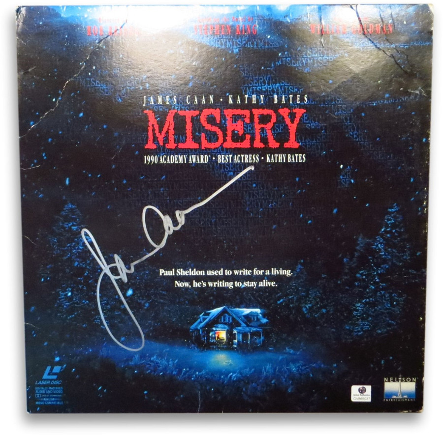 James Caan Signed Autographed Laserdisc Cover Misery JSA U16584