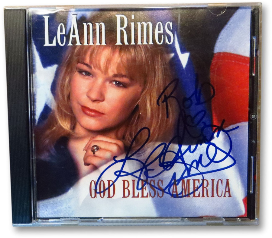 LeAnn Rimes Signed Autographed CD Cover God Bless America GV862990