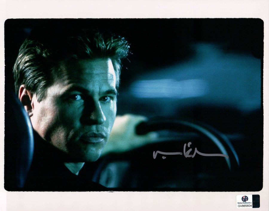 Val Kilmer Signed Autographed 8X10 Photo Sexy Behind the Wheel GA COA