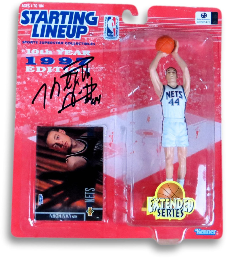 Keith Van Horn Signed Autographed Starting Line-Up Figurine Sealed Nets GV865472