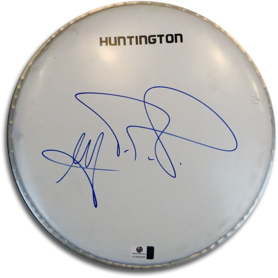 T.I. Signed Autographed 10" White Drumhead Blue Ink GV866085