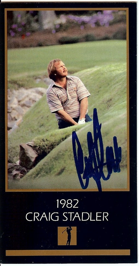 Craig Stadler Signed Autographed Trading Card 1993 PGA Grand Slam GV865911