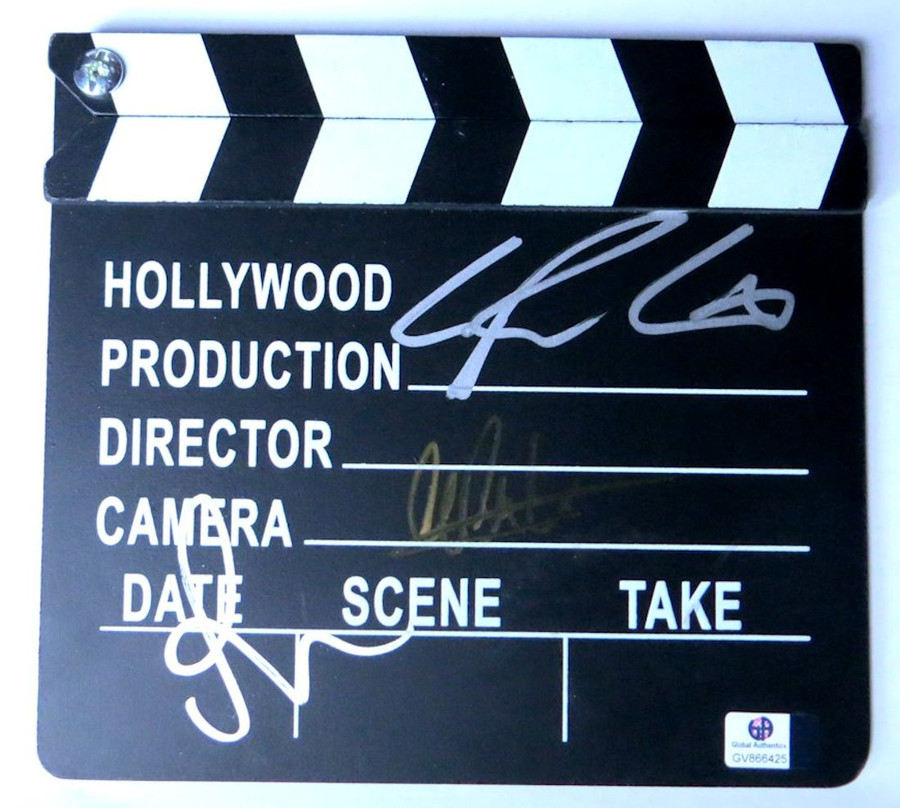 Rupert Grint Laviscount Luke Pasqualino Autographed Movie Clapper Snatch 866425