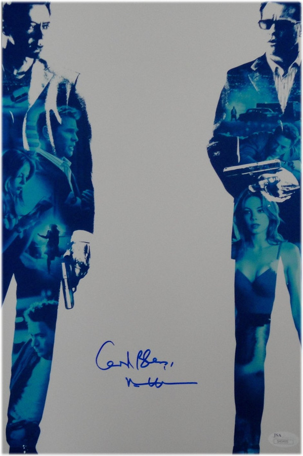 Val Kilmer Hand Signed Autographed 10x15 Photo Kiss Kiss Bang Bang God Bless JSA