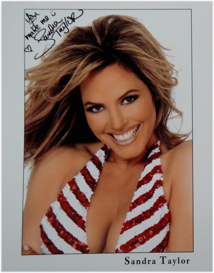 Sandra Taylor Hand Signed Autographed 8x10 Photo You Make Me Smile Bench Warmer