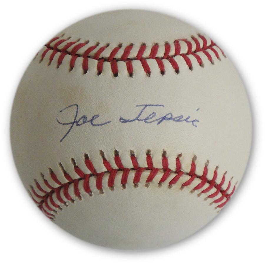 Joe Tepsic Hand Signed Autographed MLB NL Baseball Brooklyn LA Dodgers W COA